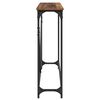 vidaXL Mesa Consola Manual Madera envejecida 102 x 23 x 75 cm