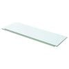 vidaXL Estantes 2 unidades panel de vidrio transparente 60x15 cm