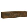 vidaXL Armario pared madera contrachapada roble ahumado 88x26x18,5 cm