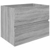 vidaXL Mueble de lavabo madera de ingenier&iacute;a gris Sonoma 60x38,5x45 cm