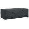 vidaXL Funda para muebles Liso Negro 220 x 110 x 70 cm 600D