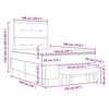 vidaXL Cama tipo Box Spring con colch&oacute;n Rosa 120 x 190 cm Terciopelo