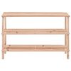 vidaXL Zapatero de 3 alturas madera maciza de abeto