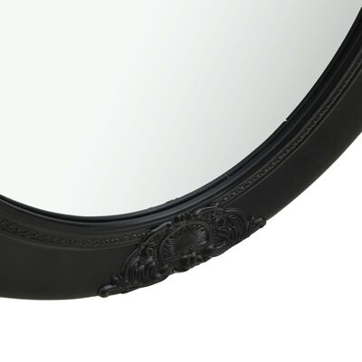 vidaXL Espejo de pared estilo barroco negro 50x60 cm