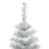 vidaXL &Aacute;rbol de Navidad artificial con soporte plateado PET 120 cm
