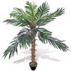 vidaXL Palmera artificial Phoenix con macetero 140 cm