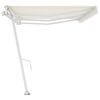 vidaXL Toldo de pie autom&aacute;tico crema 600x350 cm
