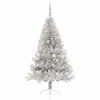 vidaXL &Aacute;rbol de Navidad Artificial Preiluminado Plateado 180 cm PET