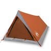 vidaXL Tienda de campa&ntilde;a para 2 personas impermeable gris y naranja