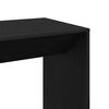 vidaXL Mesa de Bar Roble Negro 51 x 50 x 103,5 cm Madera de ingenier&iacute;a