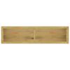 vidaXL Arriate de madera de pino impregnada 196x50x100 cm
