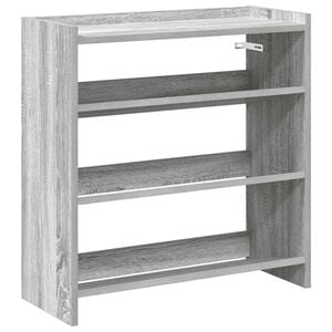 vidaXL Zapatero madera contrachapada gris sonoma 60x25x62 cm