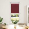 vidaXL Estor Plisado rojo burdeos 50x100 cm Tela Ancho 49,4 cm