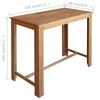 vidaXL Set mesa de bar y taburetes 5 piezas de madera de acacia maciza