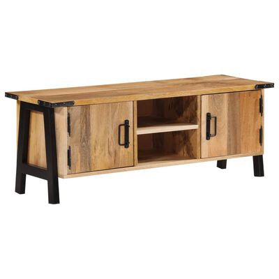 vidaXL Mueble de TV madera maciza de mango 110x35x40 cm