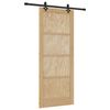 vidaXL Puerta Corredera ORKDAL 86 x 211 cm Madera de Pino Maciza