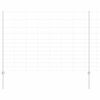 vidaXL Valla salvaje exterior con postes 50 x 1,5 m Acero Galvanizado