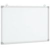vidaXL Pizarra magn&eacute;tica aluminio 80x60x1,7 cm