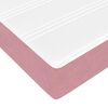 vidaXL Cama tipo Box Spring con colch&oacute;n Rosa 120 x 190 cm tela