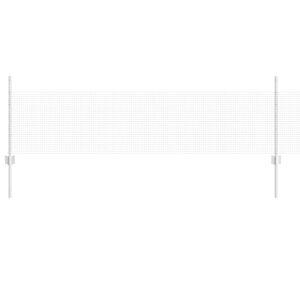 vidaXL Valla con Poste Plateado 0,5 x 50 m Acero
