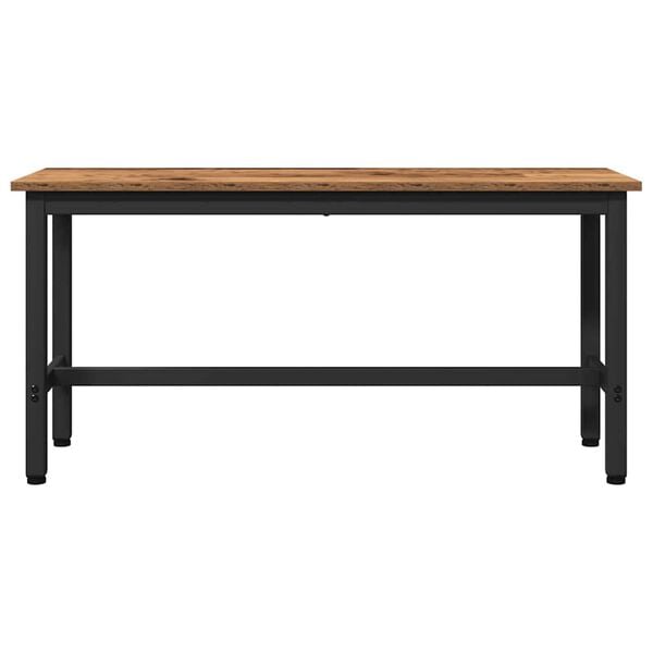 vidaXL Banca de Comedor Madera vieja 100 x 32,5 x 48,5 cm