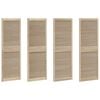 vidaXL Puerta de Armario con puerta 4 pcs Natural 170 x 2,1 x 59,5 cm