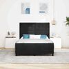 vidaXL Cama tipo Box Spring con cabecera Negro 140 x 190 cm Terciopelo