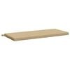 vidaXL Coj&iacute;n de banco SOEST 100% Poli&eacute;ster Beige 120 x 50 x 5 cm