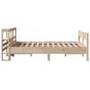 vidaXL Estructura de cama sin colch&oacute;n madera maciza de pino 120x190 cm