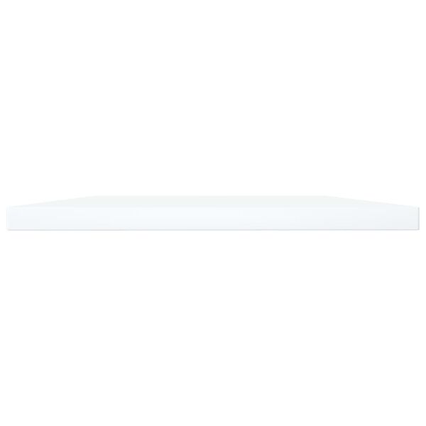 vidaXL Estantes para estanter&iacute;a 4uds contrachapada blanco 100x30x1,5cm