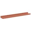 vidaXL Estante de pared 4 pcs Rojo 60 x 9 x 3 cm Madera de ingenier&iacute;a
