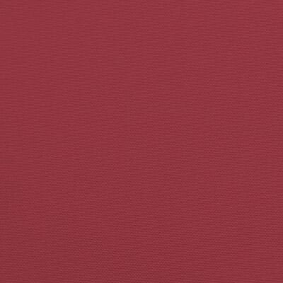 vidaXL Cojines silla de jardín 6 uds tela Oxford rojo tinto 40x40x7 cm