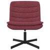 vidaXL Silla giratoria Rojo vino 63 x 75 x 76 cm tela