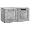 vidaXL Mueble para TV de pared Gris Hormig&oacute;n 59,5 x 31 x 30 cm