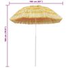 vidaXL Sombrilla de playa estilo Hawaii natural 180 cm