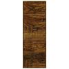 vidaXL Zapatero madera contrachapada roble ahumado 59x17x169 cm