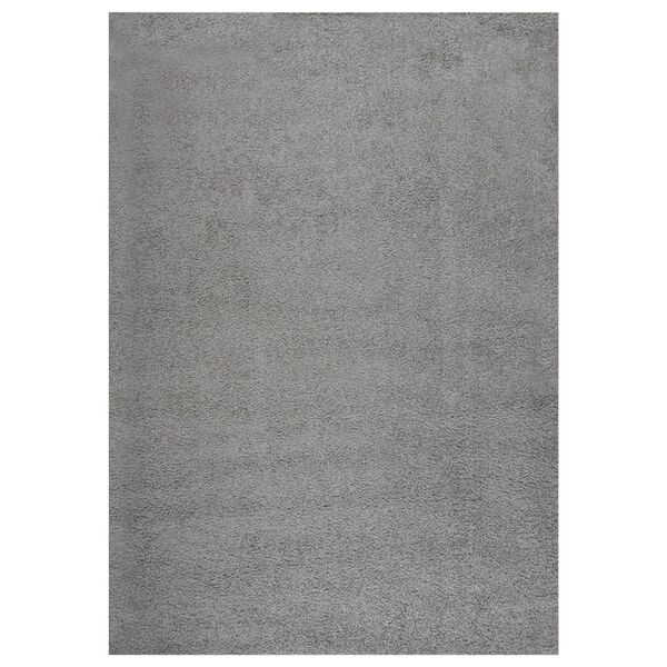 vidaXL Alfombra de pelo largo gris 140x200 cm