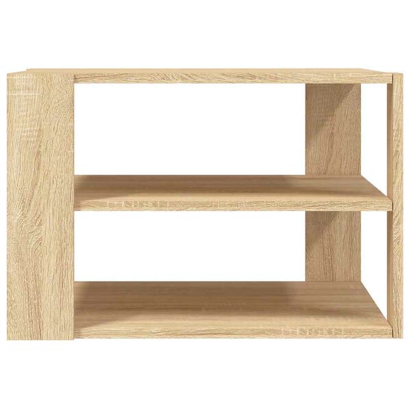 vidaXL Mesa de centro madera de ingeniería roble Sonoma 58x58x40cm