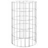 vidaXL Poste circular de gaviones acero galvanizado &Oslash;30x50 cm