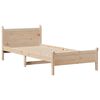 vidaXL Estructura de cama sin colch&oacute;n madera maciza pino 75x190 cm