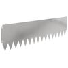 vidaXL Borde de C&eacute;sped 20 uds. 103 x 30 cm Acero Plateado