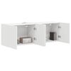 vidaXL Mueble de TV Montado en la Pared 2 pcs 59,5 x 31 x 40 cm