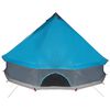 vidaXL Tienda de campa&ntilde;a familiar tipi 6 personas impermeable azul