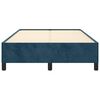 vidaXL Estructura de cama sin colch&oacute;n terciopelo azul oscuro 120x200cm