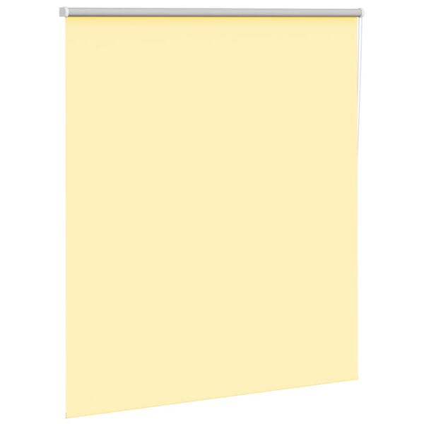 vidaXL Estor Enrollable Opaco Amarillo 135x150 cm Tela Ancho 131,6 cm