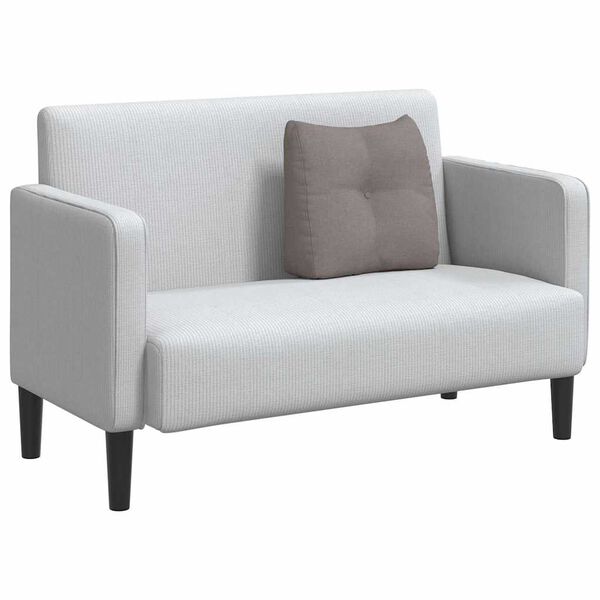 vidaXL Cojín de Espalda Taupé 45 x 24 x 50 cm tela