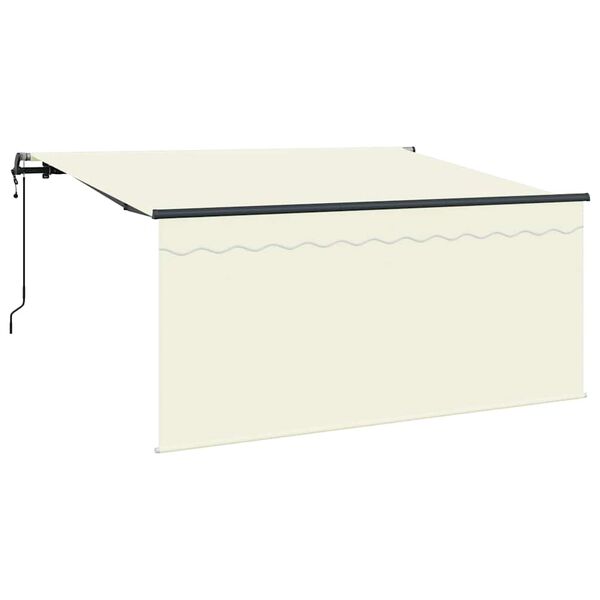 vidaXL Toldo Retr&aacute;ctil Crema 300 x 200 cm tela