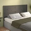 vidaXL Cabecero de cama madera maciza de pino gris 146x4x100 cm
