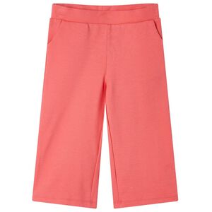 Pantal&oacute;n infantil con perneras anchas coral 92