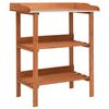 vidaXL Soporte para plantas de madera de abeto 76x37x89 cm